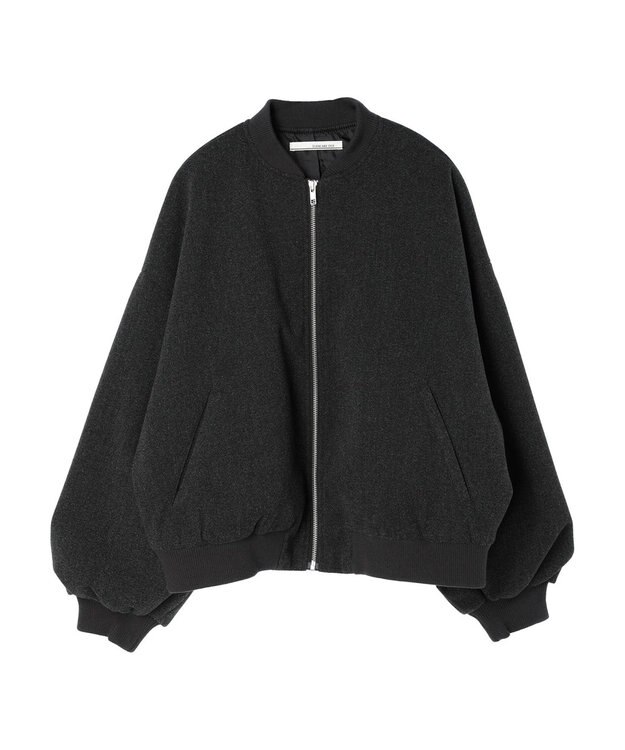 Green Parks ・ＥＬＥＮＣＡＲＥ　ＤＵＥ　ウールライクブルゾン Charcoal Gray