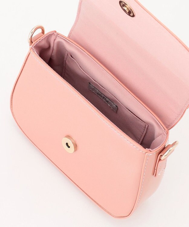 ANY KIDS リボン 合皮 2WAY バッグ ピンク