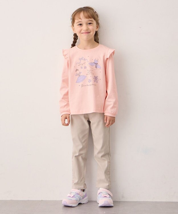 ANY KIDS 7days ガーリーパンツ ミルキーベージュ