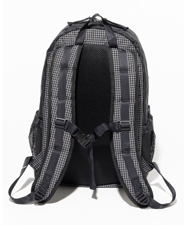 JOSEPH ABBOUD MOUNTAIN 【軽量/ECO撥水/サスティナブル素材/男女兼用】リサイクルリップストップ バックパック 21L ブラック系