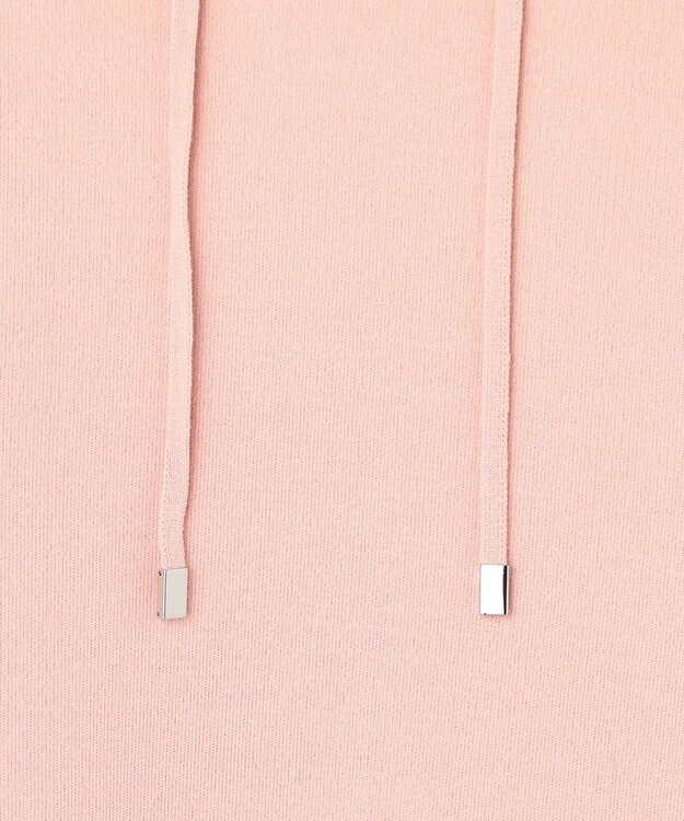 J.PRESS LADIES S Smooth ニット パーカー ピンク系