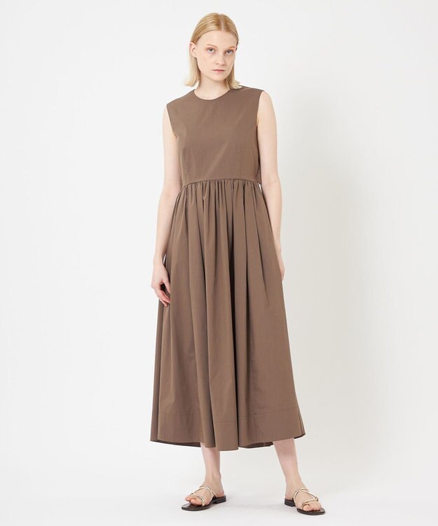 BEIGE，  HYDRANGEA / フレアワンピース Mocha