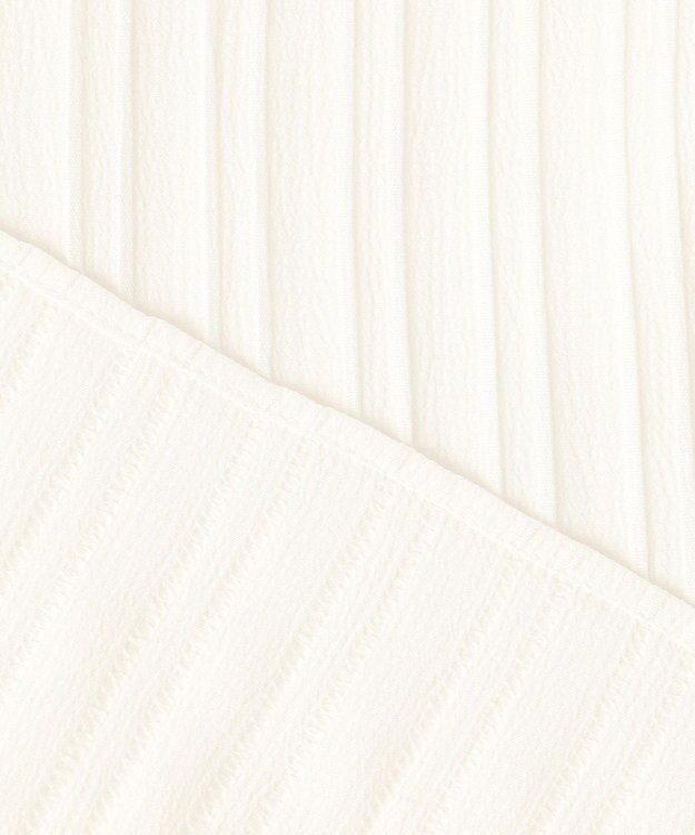 ANY SIS S 【洗える】ジャガードペプラム ブラウス オフ