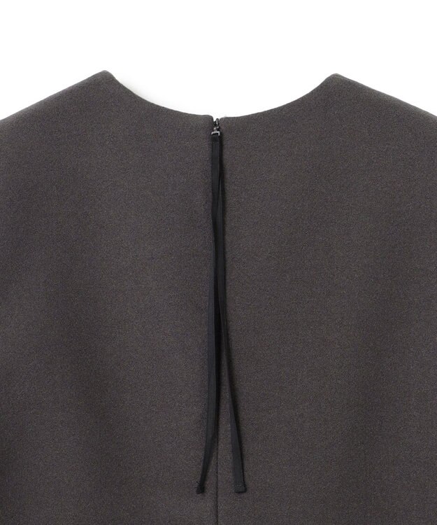 UNFILO ウールライク ジャンスカ チャコール