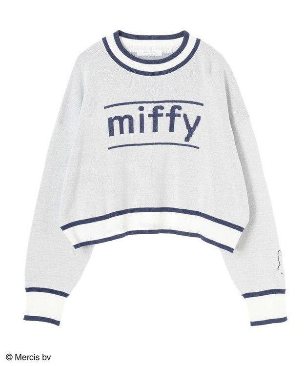 Green Parks Ｍｉｆｆｙ／配色ニットプルオーバー Blue
