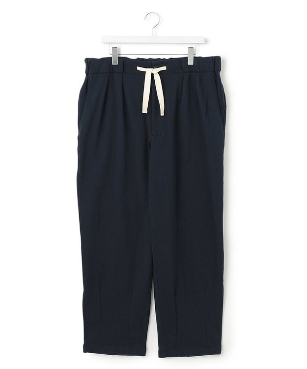 J.PRESS YORK STREET 【UNISEX】裏毛ワイドスウェットパンツ ネイビー系