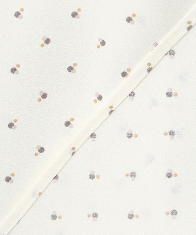 ANY SIS S 【洗える】ラッフルボウ ブラウス オフベース