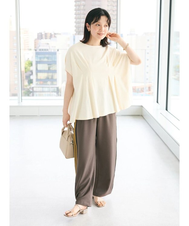 CRAFT STANDARD BOUTIQUE 前後2WAYタックプルオーバー Ivory