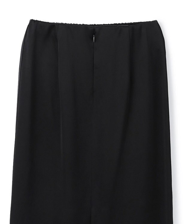 BEIGE， CASSITER / リネンブレンド サテンスカート Black