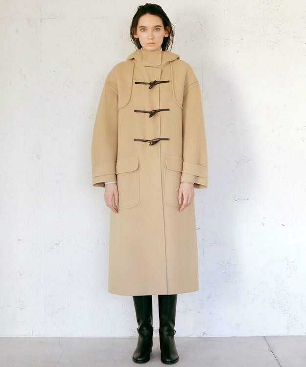 23区 【23区 lab.】ソフトリバー ダッフルコート キャメル系