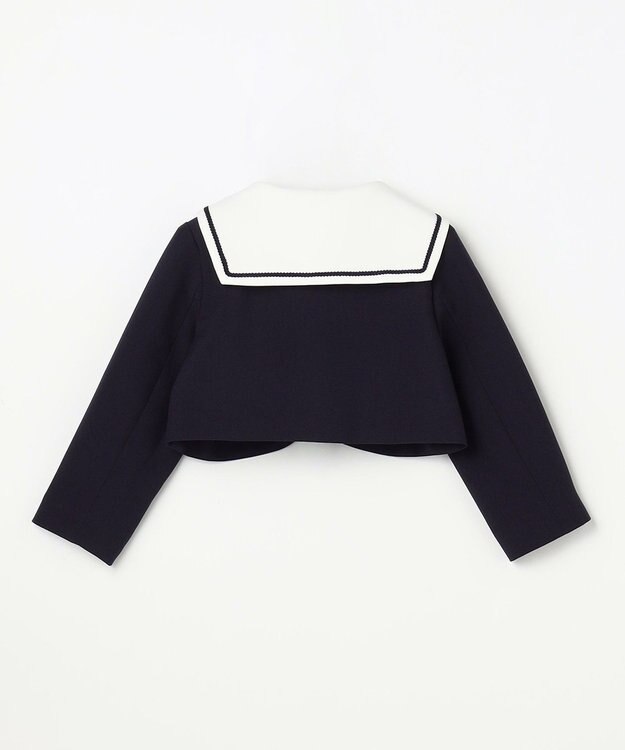 ANY KIDS 【2点セット】セーラージャケット+チェックワンピース ネイビー