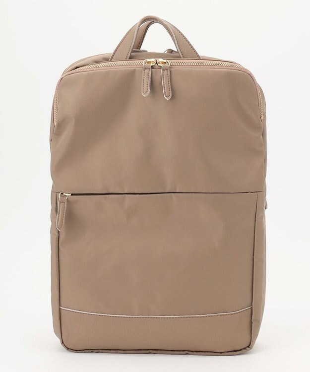 UNBILLION perche ナイロン×牛革PCリュック オーク