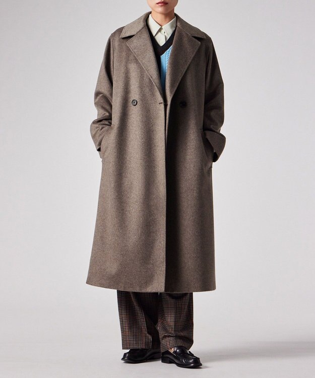 Paul Smith カシミヤ ロングコート ブラウン