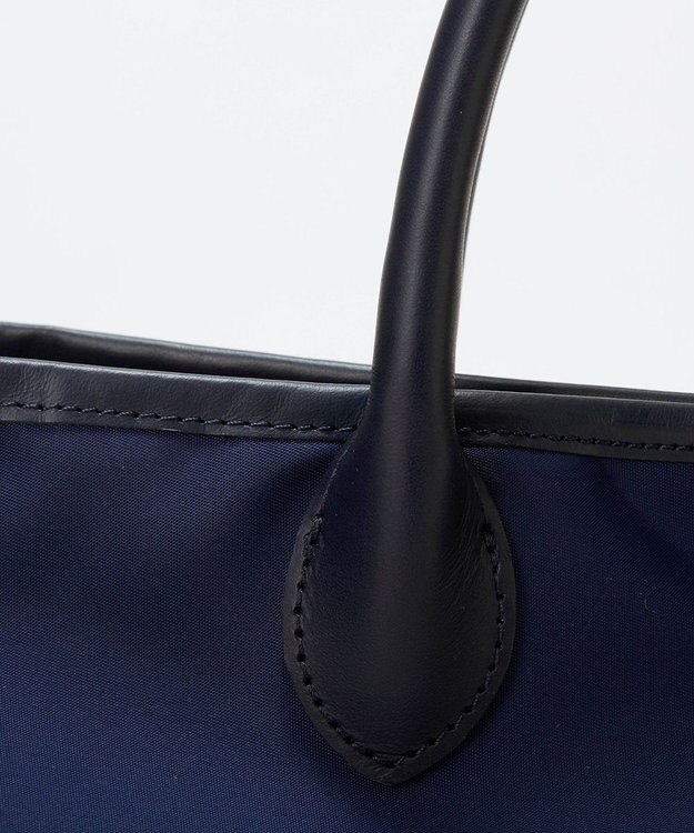 TOPKAPI 【Breath TOPKAPI】ナイロン レザーハンドル シンプル トートバッグ / 軽量 / A4対応 ネイビー