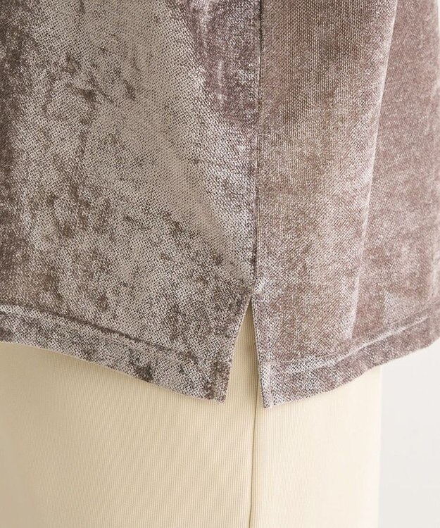 Green Parks シアーベロアプルオーバー Gray