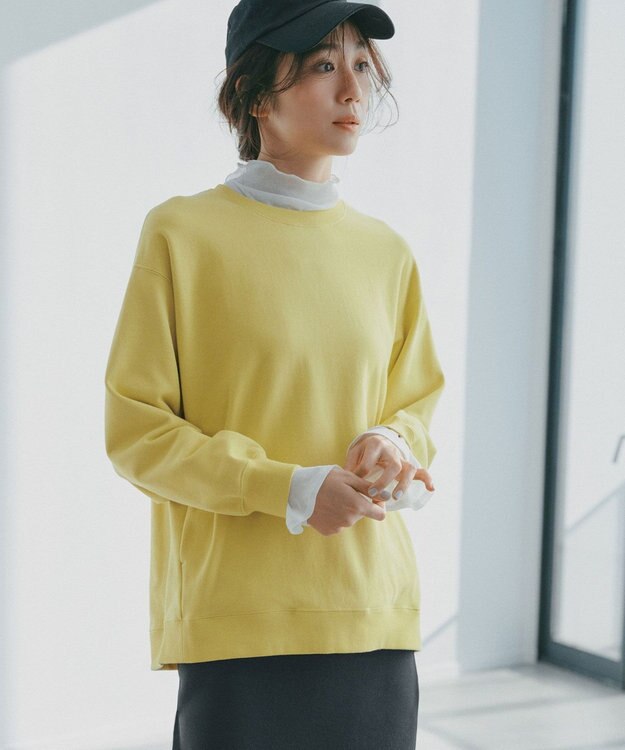 #Newans 【洗濯機可能】フレアカフスシアープルオーバー