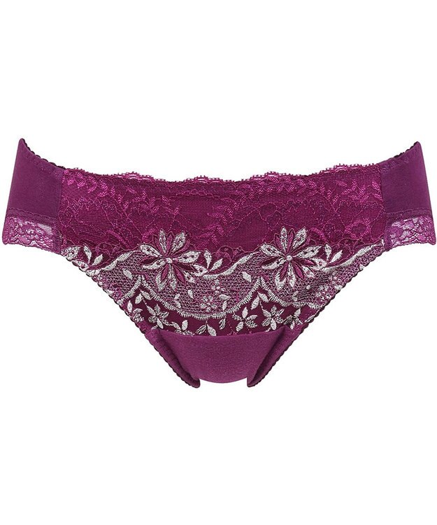 Wing ペアショーツ　【スキマフィットブラ】　身生地部綿混素材　KB2362とペア　はきこみ丈あさめ　ウイング／ワコール　KF2862 ワイン