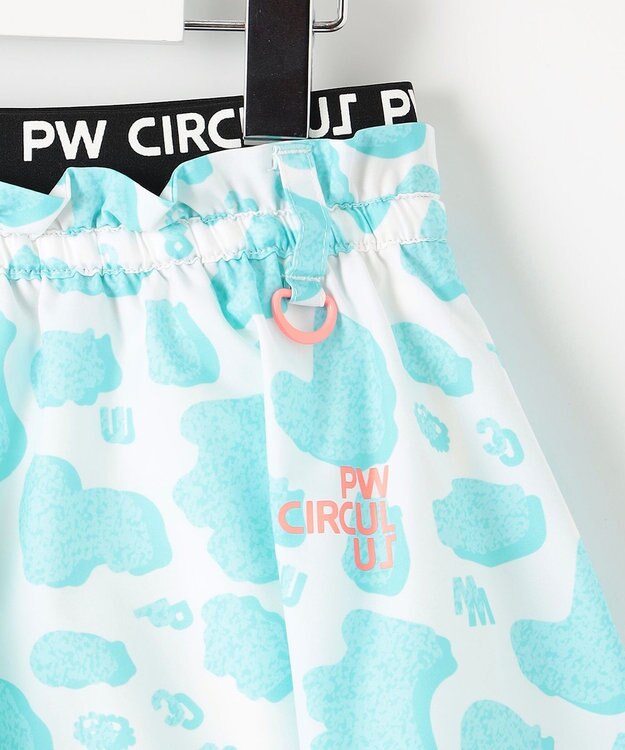 PW CIRCULUS 【ペチパンツ付】【WOMEN】アニマルドットフレアスカート ゴルフウェア レディース ブルー系5