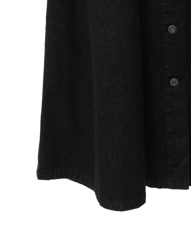 Green Parks ■ＥＳＣＡＲ　デニムロングジャケットワンピース Black