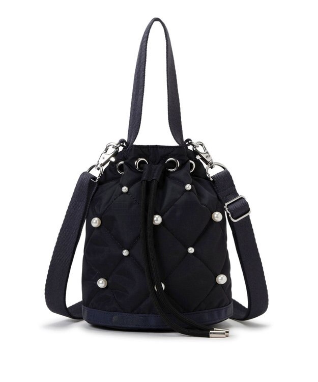 LeSportsac DRAWST BUCKET W PEARLS/ディープシーパール ディープシーパール