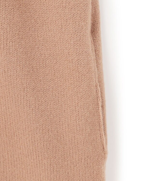 23区 S スーパージーロン ベビーメリノ ワンピース キャメル系