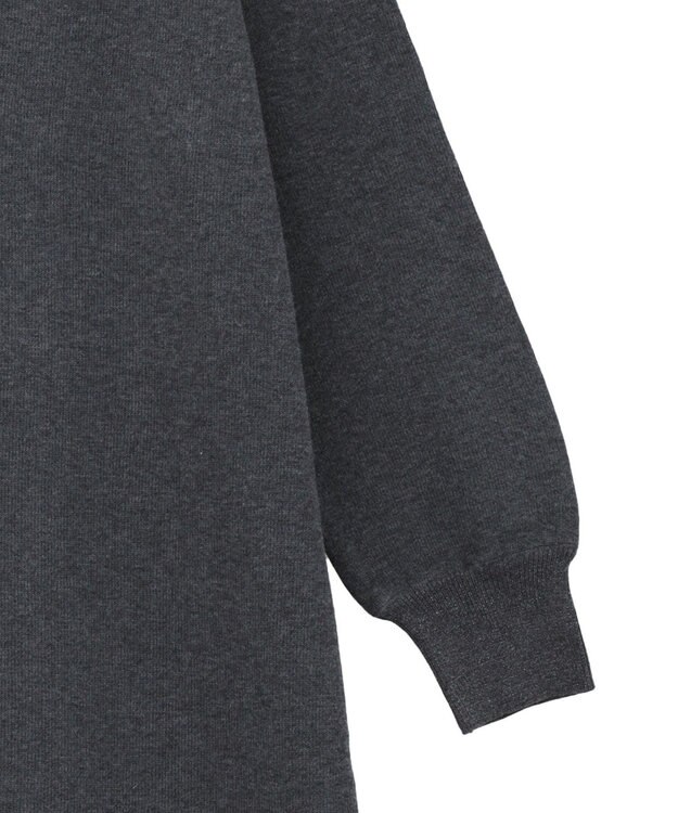 earth music&ecology ソウバリヘンリーニットワンピース Charcoal Gray