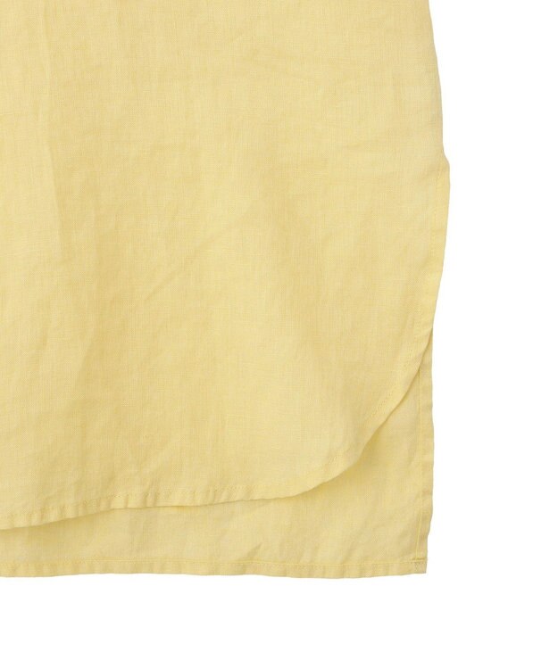 YECCA VECCA フレンチリネンドロストワンピース Yellow