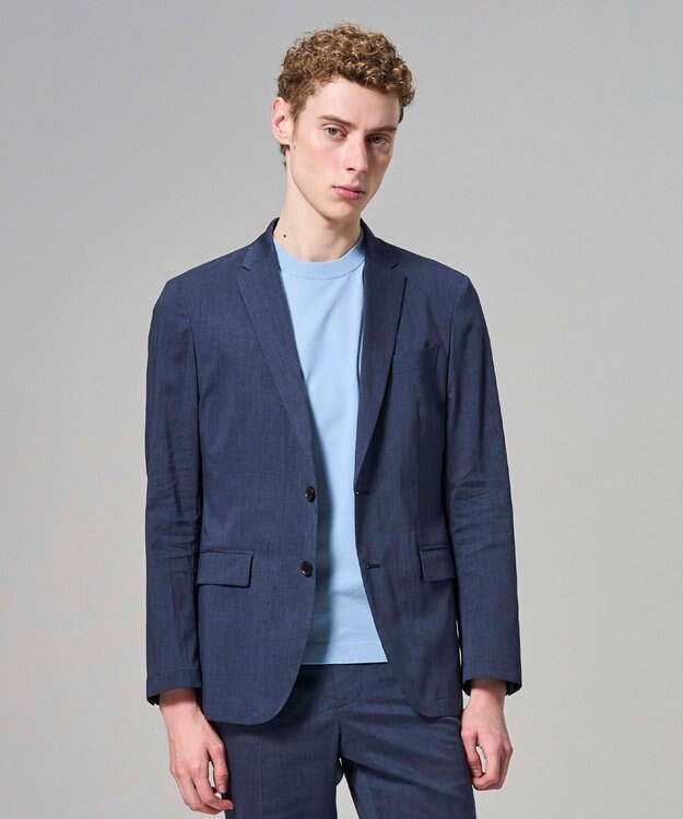 JOSEPH HOMME 【新素材】クールリネンストレッチ　ジャケット ネイビー系