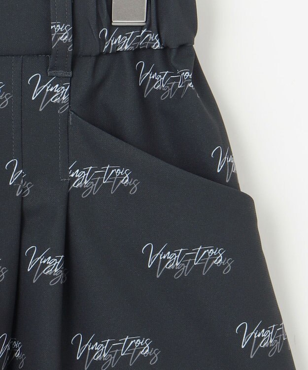 23区GOLF 着用動画あり【辻梨恵プロ着用】ロゴプリントショートパンツ ネイビー系5