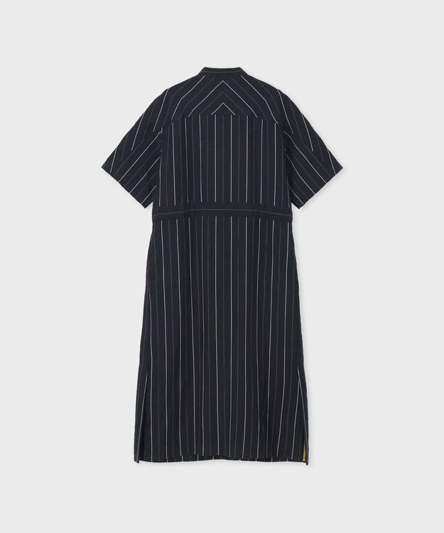 Paul Smith ストライプ シャツワンピース ネイビー