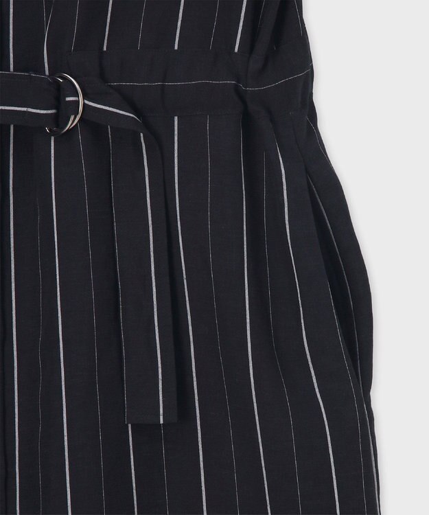 Paul Smith ストライプ シャツワンピース ネイビー