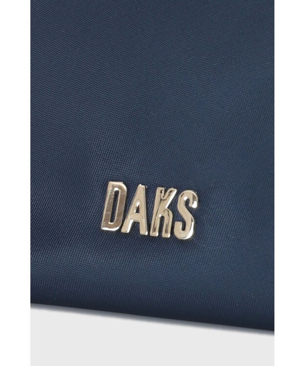 DAKS 【2WAY】ナイロン×牛革 ハウスチェック ミニバッグ ラベンダー