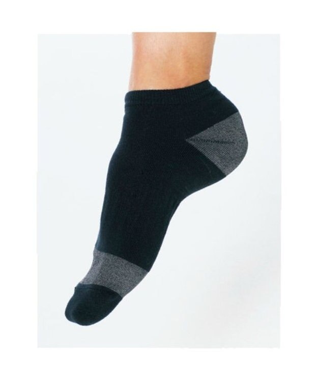 Chacott 【抗菌・消臭】アーチフィットソックス（アンクル丈） ブラック