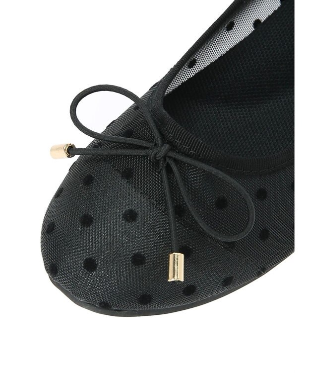 AMERICAN HOLIC 【整履き】チュールドットパンプス Black