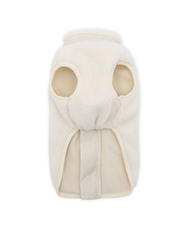 PET PARADISE Lee ジップボア ベスト ホワイト 中型犬 大型犬 オフホワイト