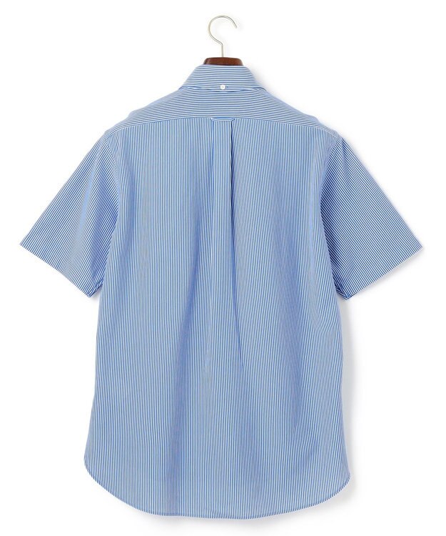 J.PRESS MEN 【KING SIZE】【夏に嬉しい高機能】カノコインレイマイクロストライプパッチポケット シャツ/B.D. ブルー系1