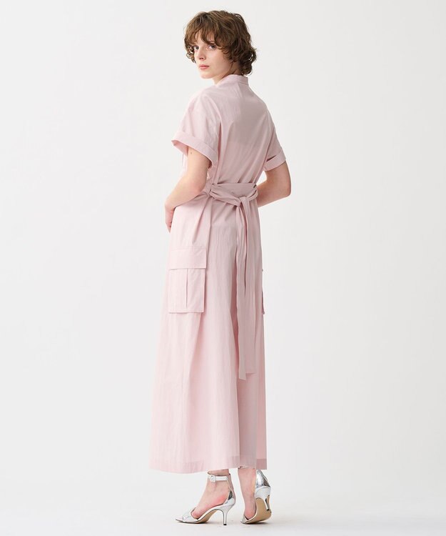 uncrave カラータイプライター シャツワンピース ピンク