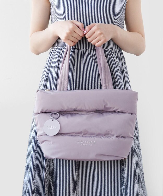 TOCCA 【WEB＆一部店舗限定】T-ARIA QUILTTOTE トートバッグ ライラック系