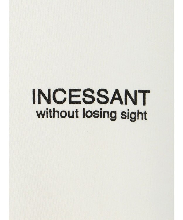 AMERICAN HOLIC デザインスリーブロゴスウェット Off White