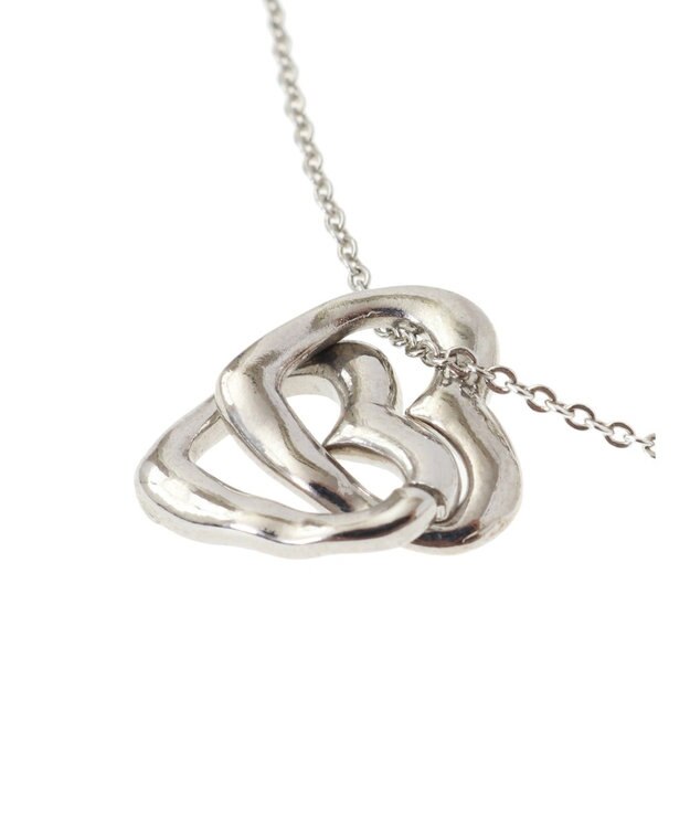 AMERICAN HOLIC ダブルハートネックレス Silver