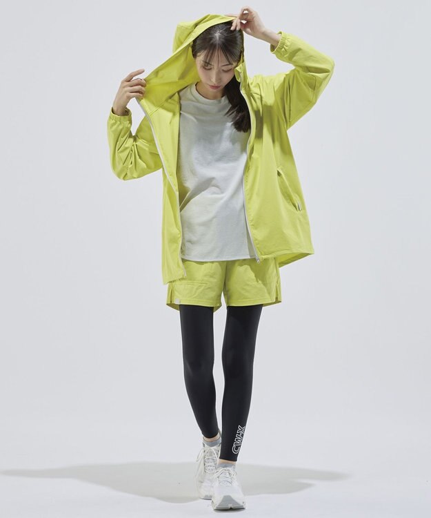 CW-X 【UNISEX】 CW-X トップス フード付きジャケット 長袖 水陸両用 はっ水(本体) UＶカット率90％以上（本体） ユニセックス DWR509 /ワコール イエロー