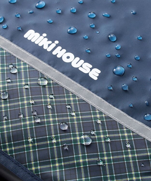 MIKI HOUSE HOT BISCUITS 【ミキハウス】 フラップカバー 紺