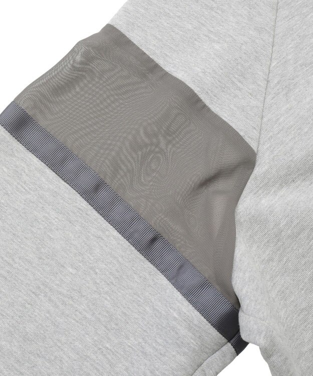 AMERICAN HOLIC 異素材ドロスト配色プルオーバー Gray Mixture