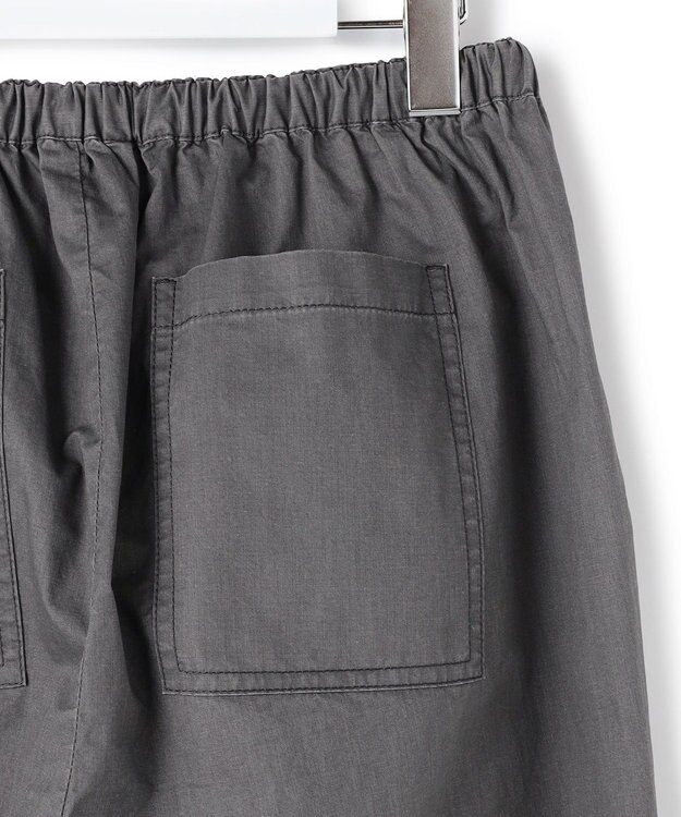 J.PRESS YORK STREET 【WOMEN】ソフトコットン ワイドベイカー パンツ グレー系