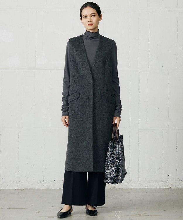 自由区 【SHIHOさん着用】シアーツイストインナー トップス スレート