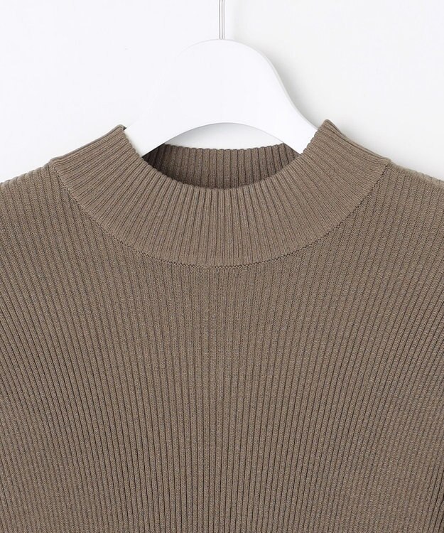 Feroux ジレ付きニット ワンピース ベージュ系