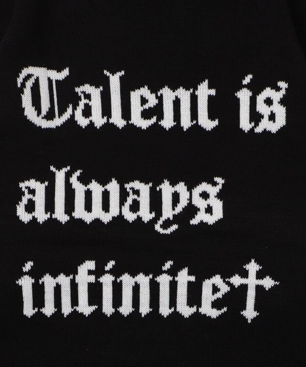 WEGO ウイングハートダメージニット ブラック