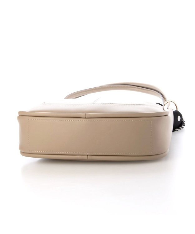 UNBILLION カシュカシュ cachecache / スカーフチャーム付きロングハンドルトート オーク