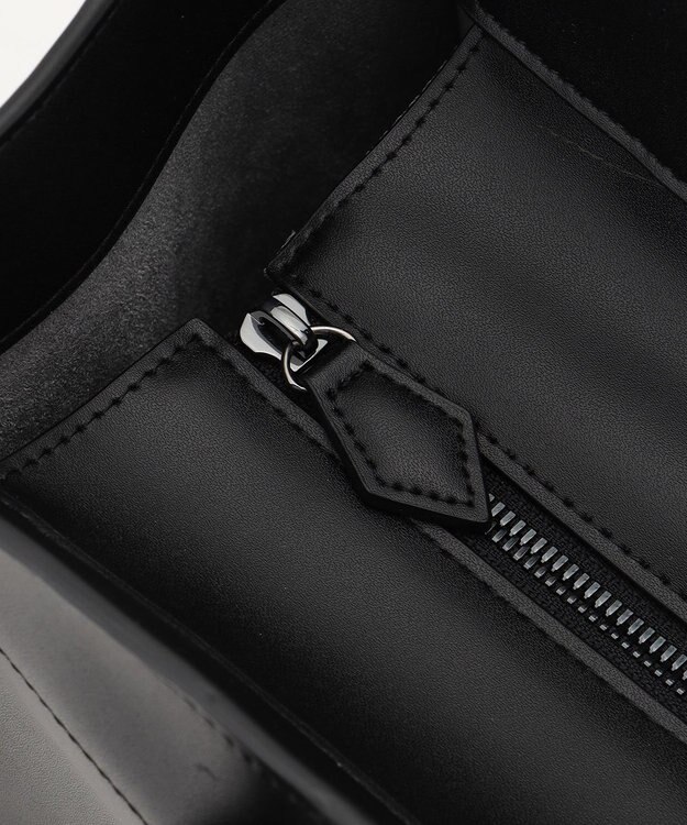 Y'SACCS リサイクルレザー　バインダーA4トートバッグ ブラック