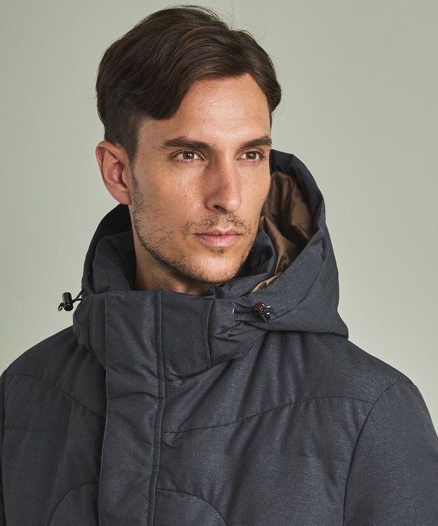 GOTAIRIKU 2年連続売上NO1【仕事で着られる】MINOTECH/ミノテック ドレス ダウンコート グレー系